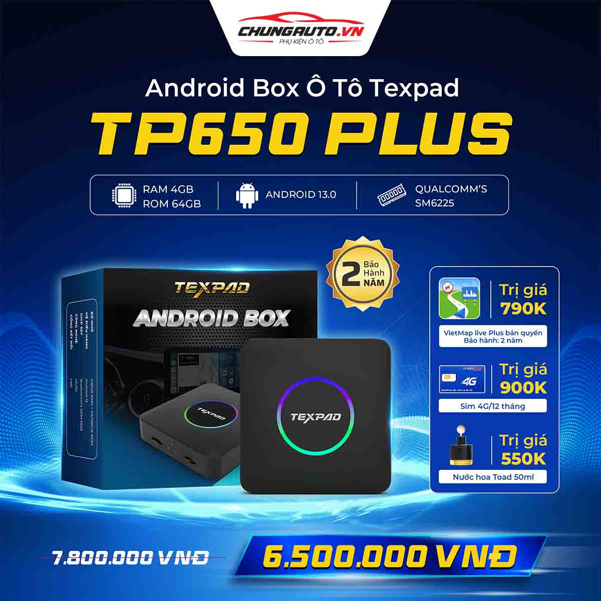 Giá Android box texpad TP650 Plus