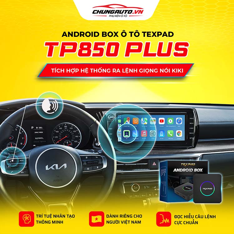 Android Box Texpad TP850 Plus điều khiển bằng giọng nói