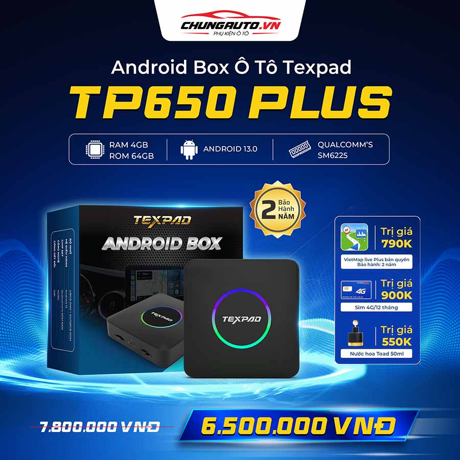 Android box Texpad TP650 Plus combo