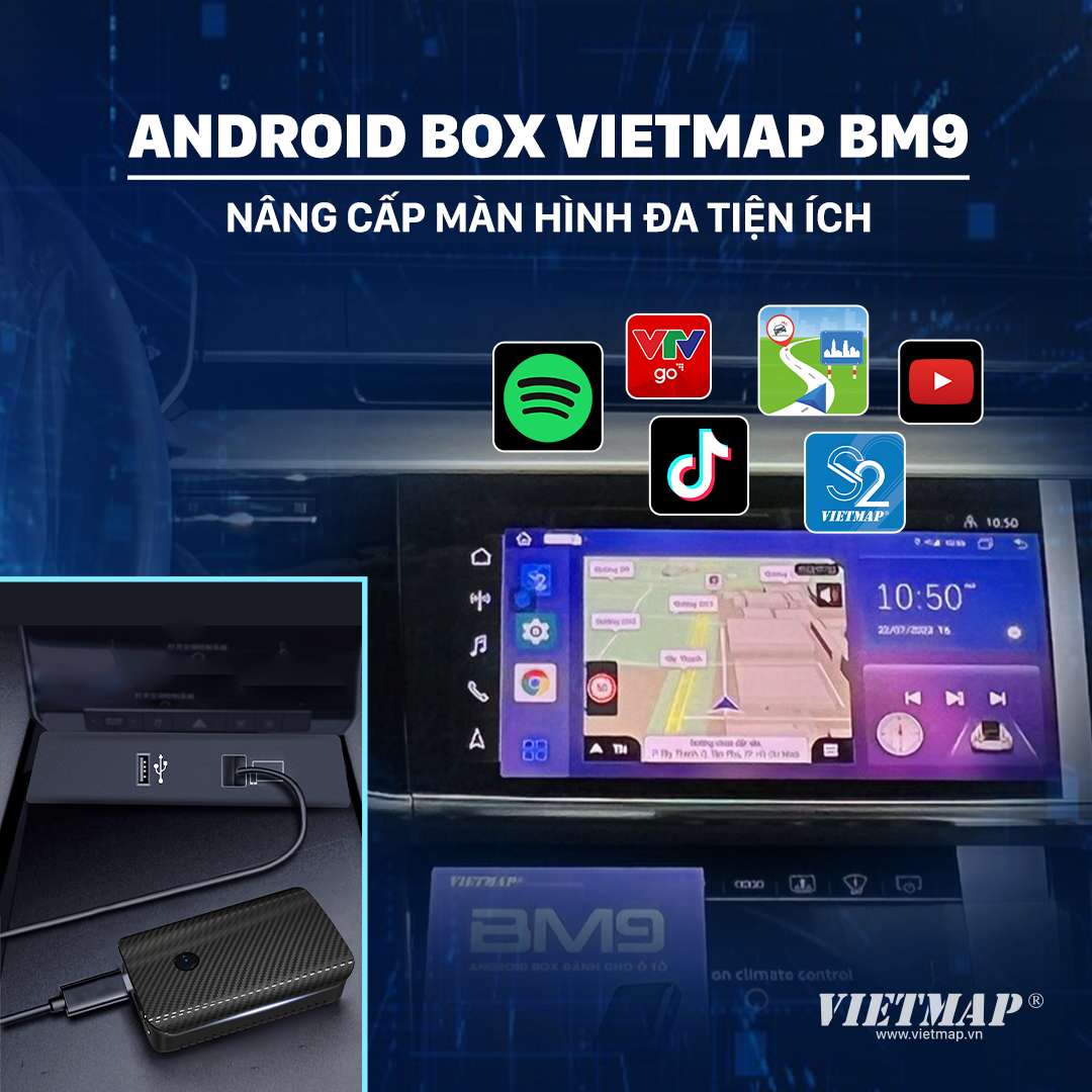Tính năng giải trí Android Box Vietmap BM9