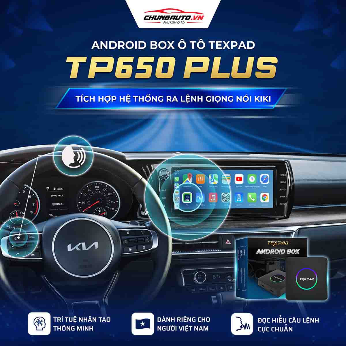 texpad tp60 plus ra lệnh giọng nói
