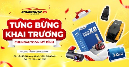 Khuyến mãi đặc biệt nhân dịp khai trương ChungAuto.vn Mỹ Đình