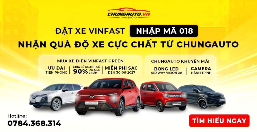 QUÀ TẶNG ĐẶT CỌC XE VINFAST GREEN