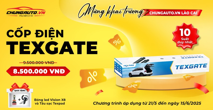 GIẢM GIÁ CỐP ĐIỆN DỊP KHAI TRƯƠNG CHUNGAUTO LÀO CAI