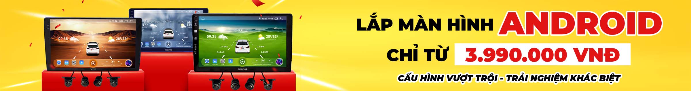 Lắp màn hình android