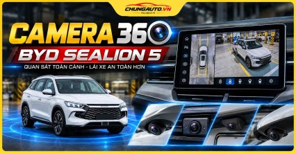 Camera 360 BYD Sealion 5 Bảng Giá Và Kinh Nghiệm Lắp Đặt