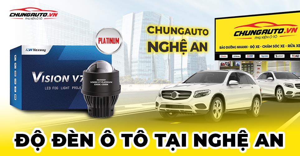 Độ đèn ô tô tại Nghệ An