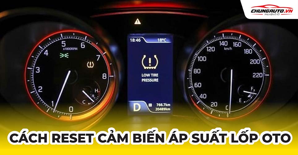 cách reset cảm biến áp suất lốp 