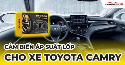 Lắp cảm biến áp suất lốp cho xe Toyota Camry