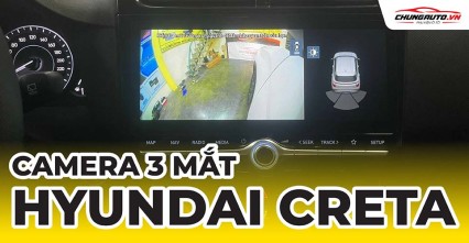 Camera 3 mắt cho xe Hyundai Creta 2022 - 2024