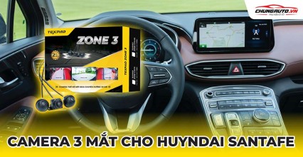 Camera 3 mắt cho xe Hyundai SantaFe 2022 - 2024