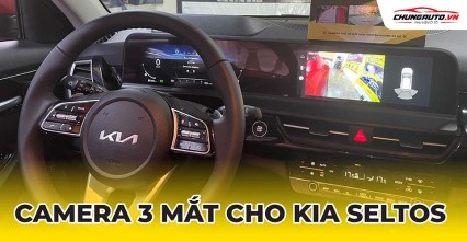 Camera 3 mắt cho xe Kia Seltos 2022 - 2024