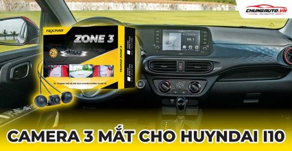 Camera 3 mắt cho xe Hyundai i10 2023 - 2024