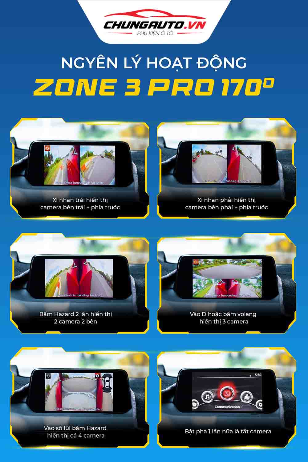 Camera Texpad Zone 3 Pro ghép góc camera thông minh