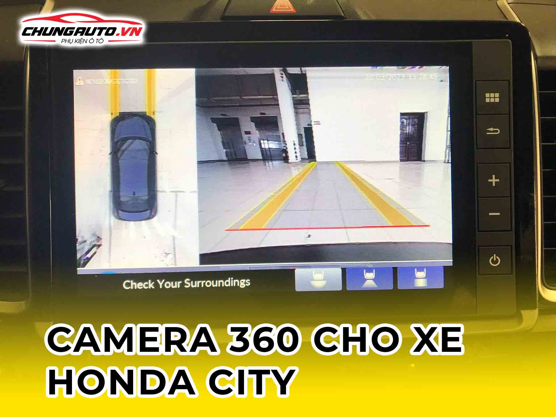 camera 360 cho xe honda city