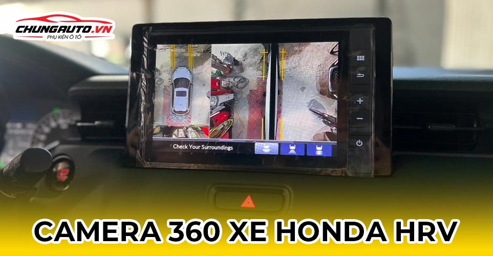 lắp camera 360 xe Honda HRV