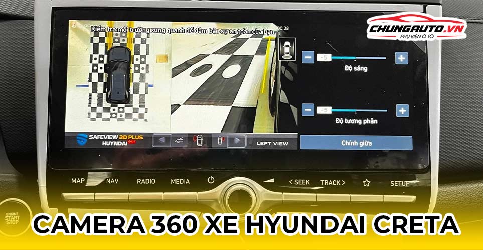lắp camera 360 xe Hyundai Creta