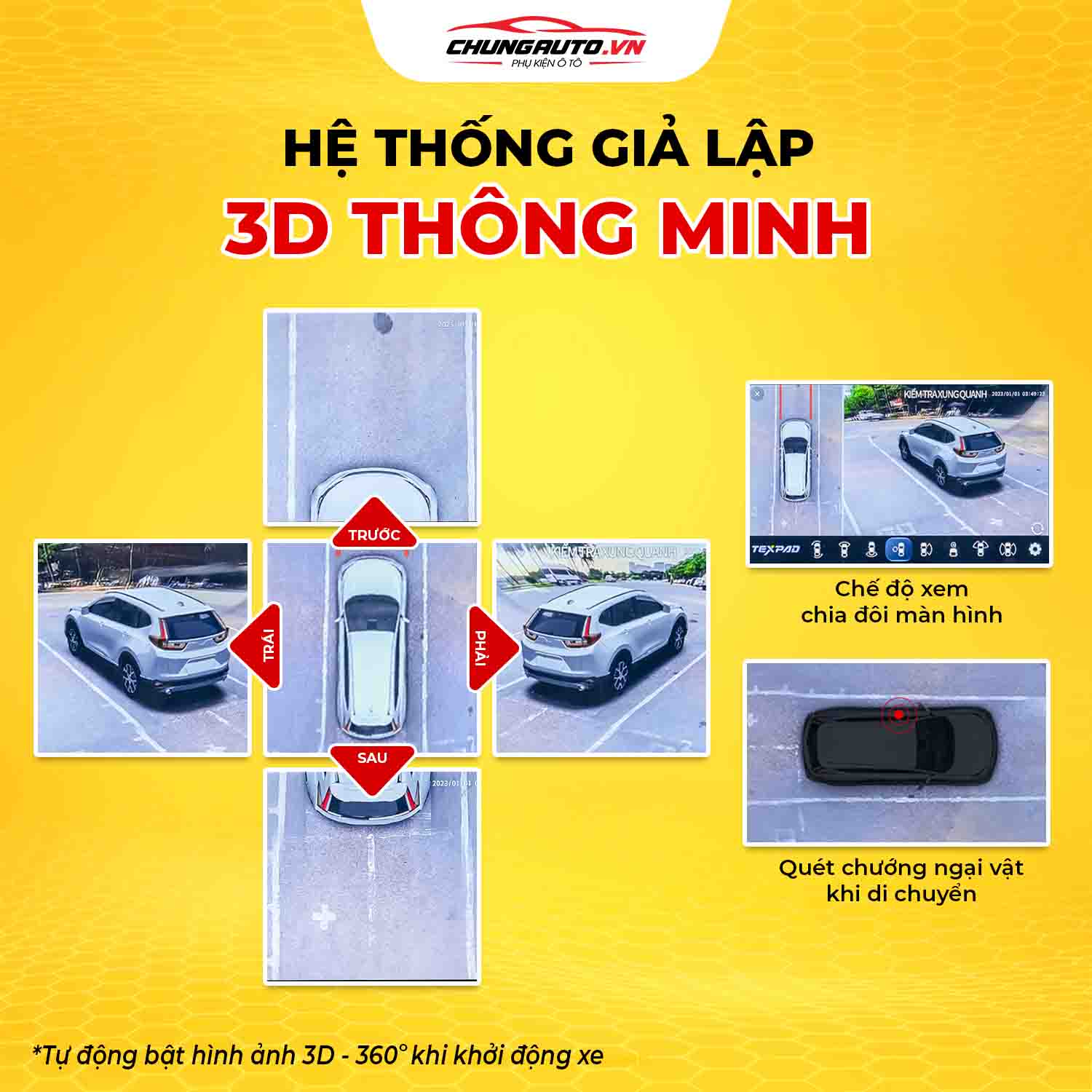 Camera 360 hệ thống giả lập 3D thông minh