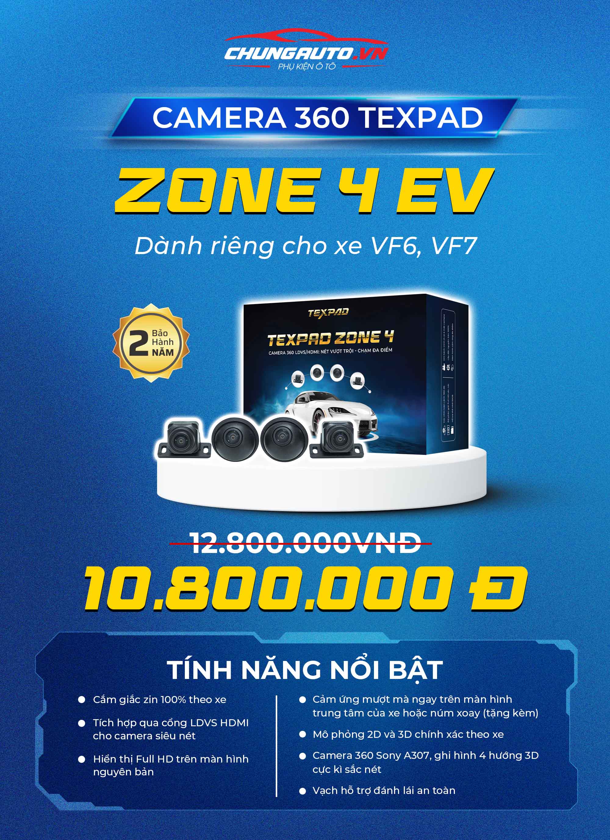Lý do nên chọn camera 360 Texpad Zone 4 EV