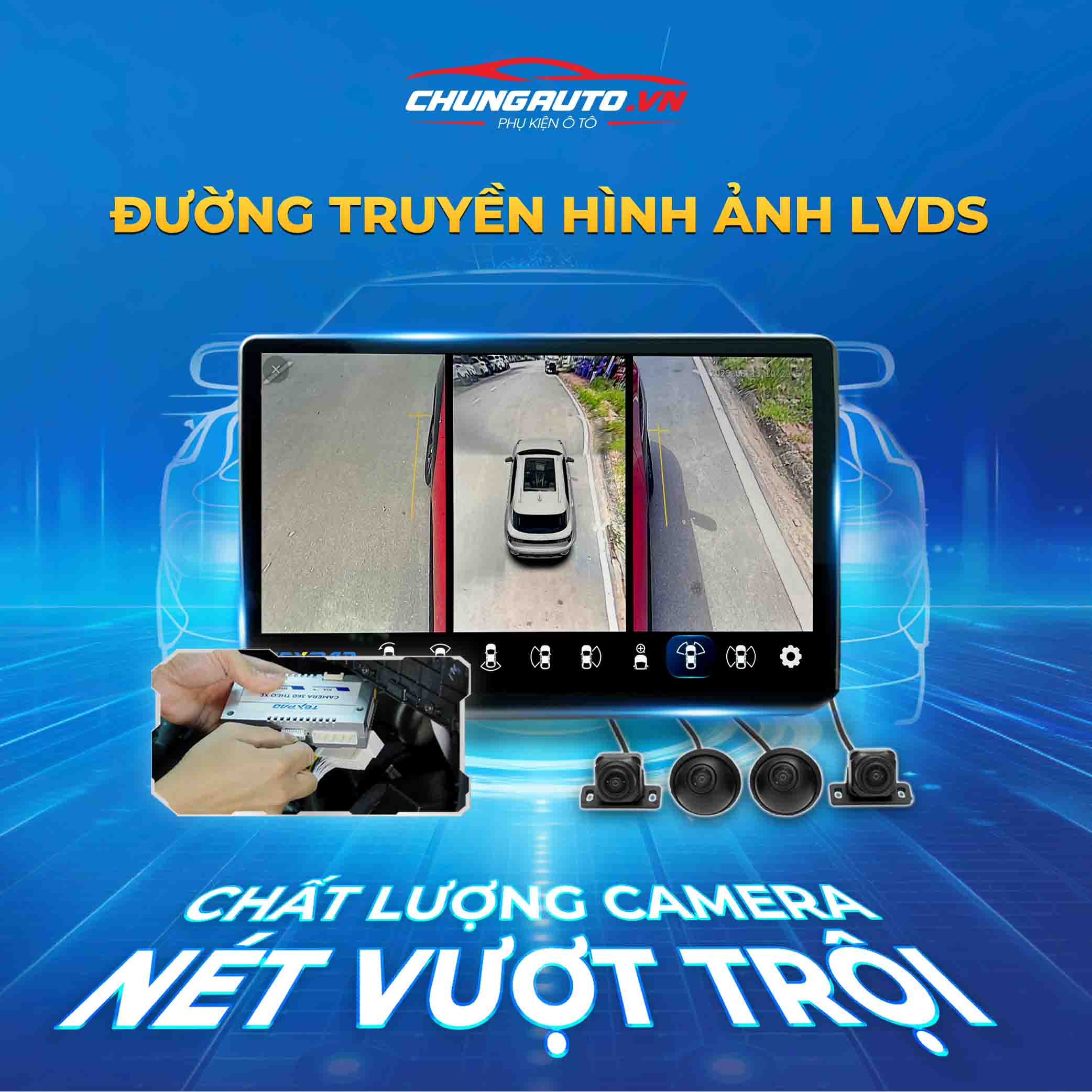 Camera 360 Texpad Zone 4 EV cắm giắc zin 