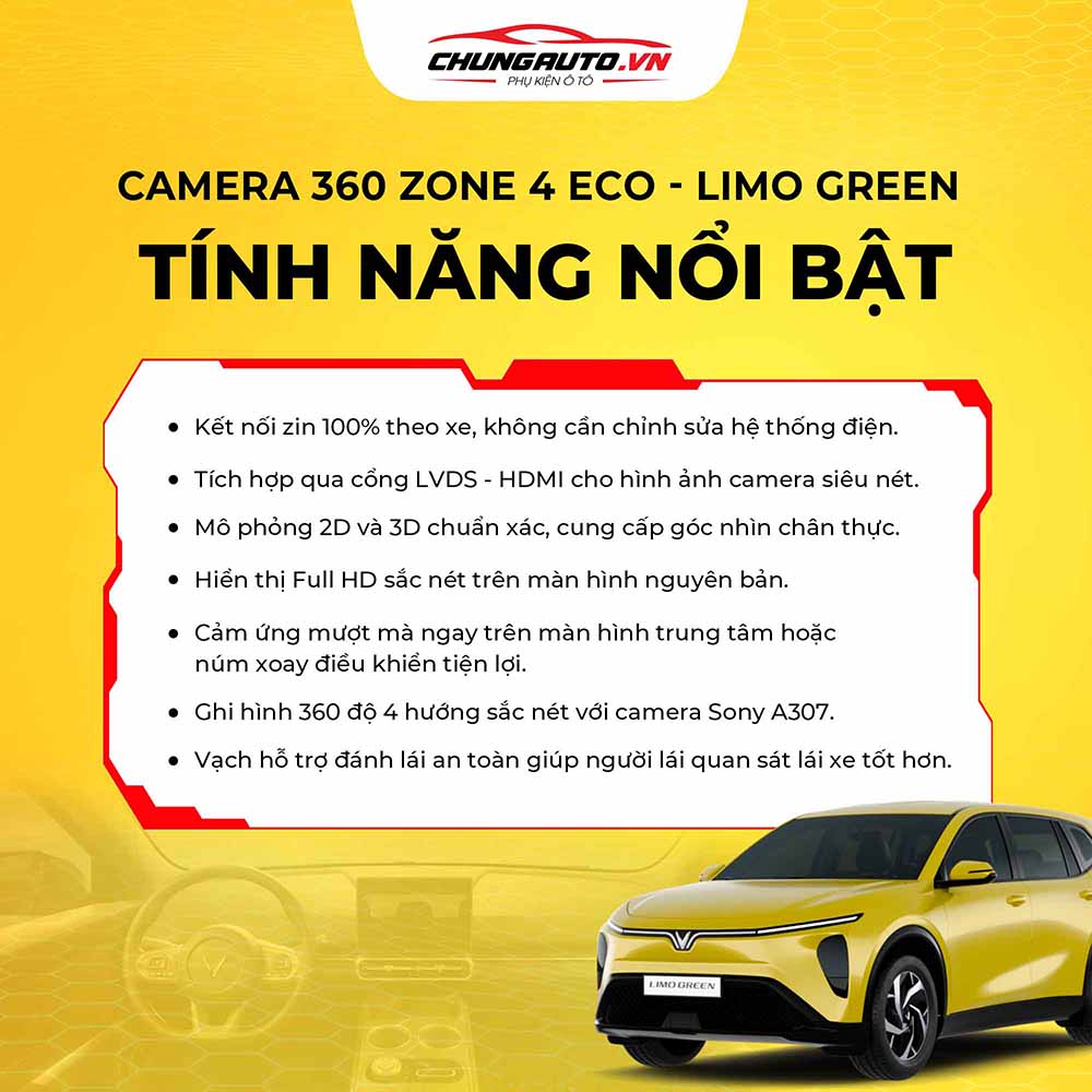 Lý do nên lắp camera 360 Texpad Zone 4 Eco Limo Green 