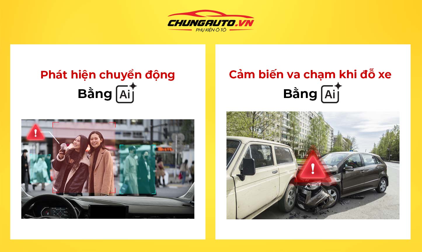Camera 70mai A810s phát hiện chuyển động AI