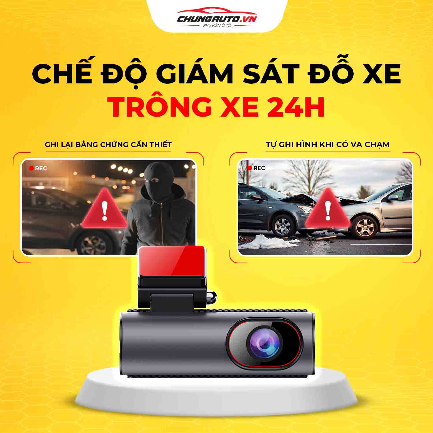 Camera hành trình Texpad X2 giám sát đỗ xe 24/24