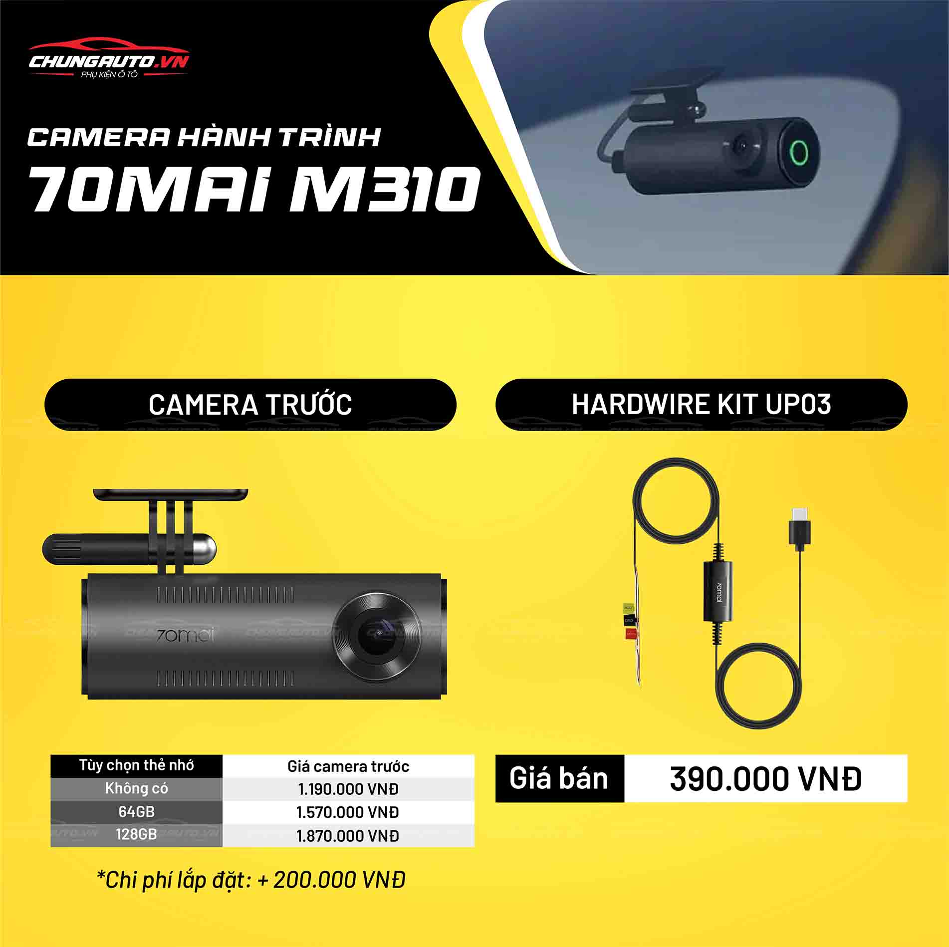 Camera hành trình Xiaomi 70Mai M310