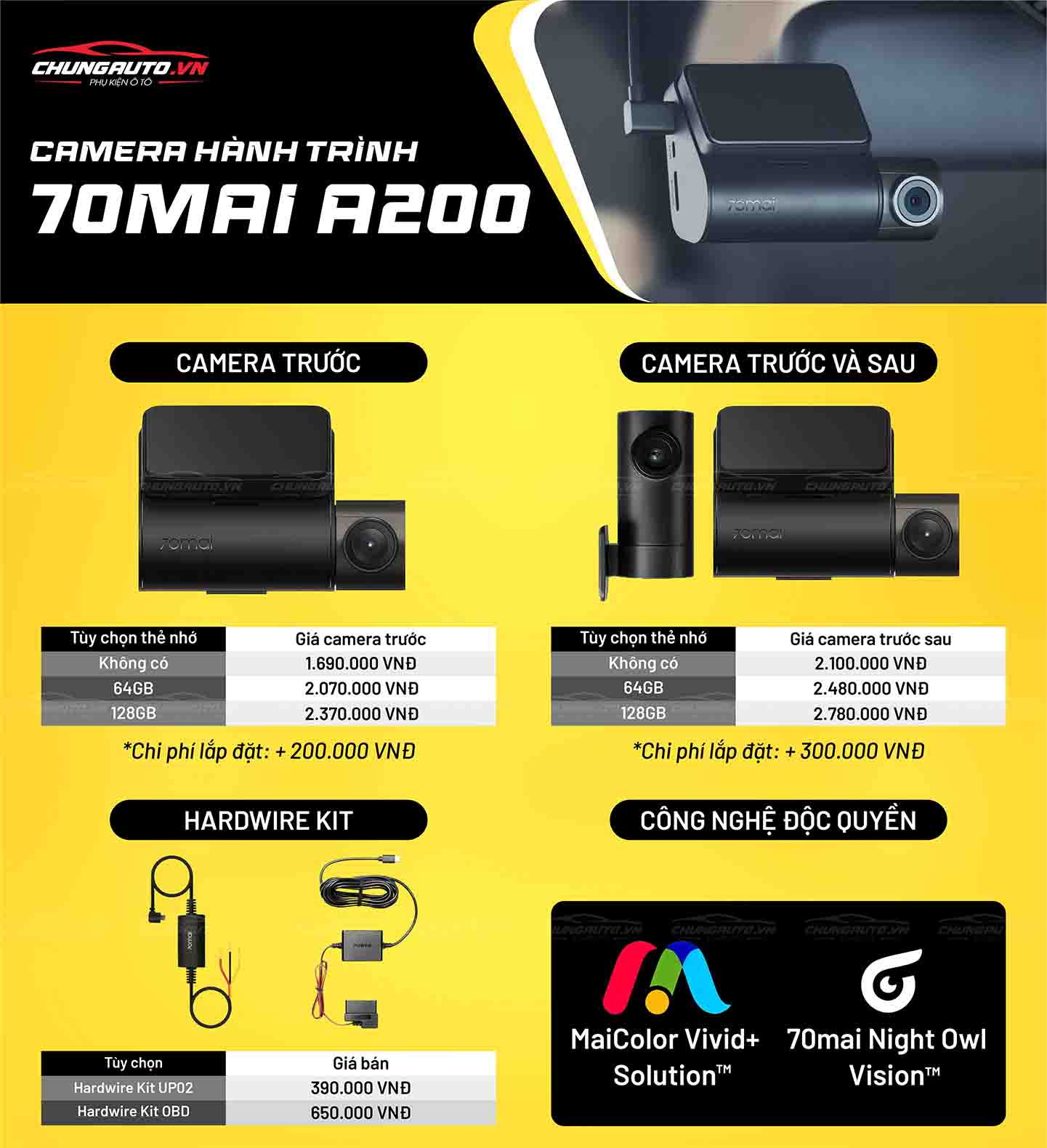 Camera hành trình A200 
