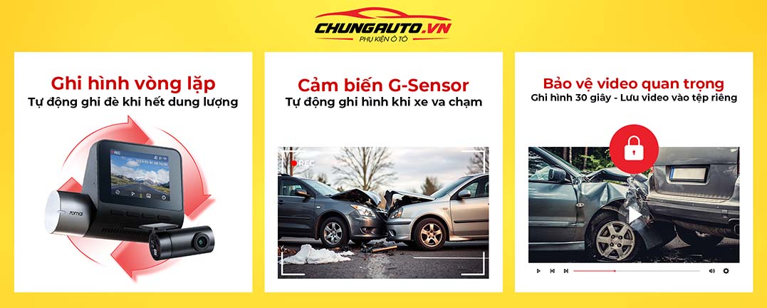 70mai a510 ghi hình vòng lặp