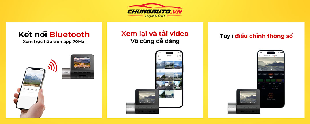 70mai a510 kết nối ứng dụng