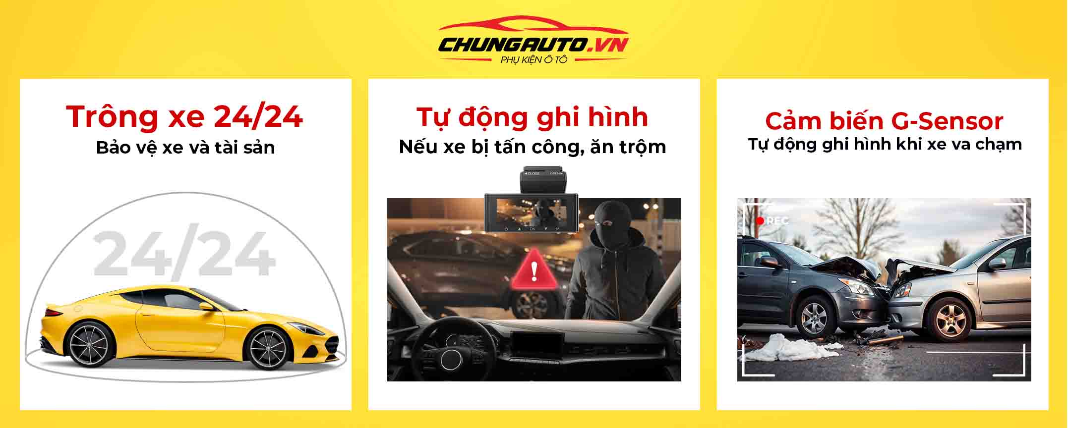 Camera hành trình Vietmap M1 giám sát đỗ xe 24/24