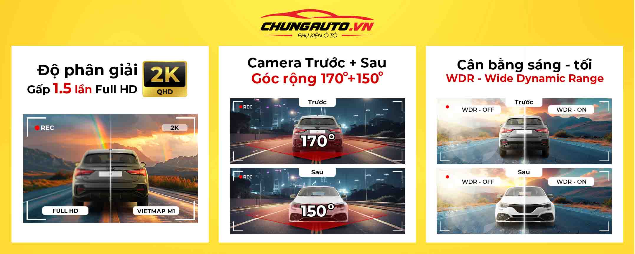 Camera hành trình Vietmap M1 ghi hình ảnh chất lượng cao