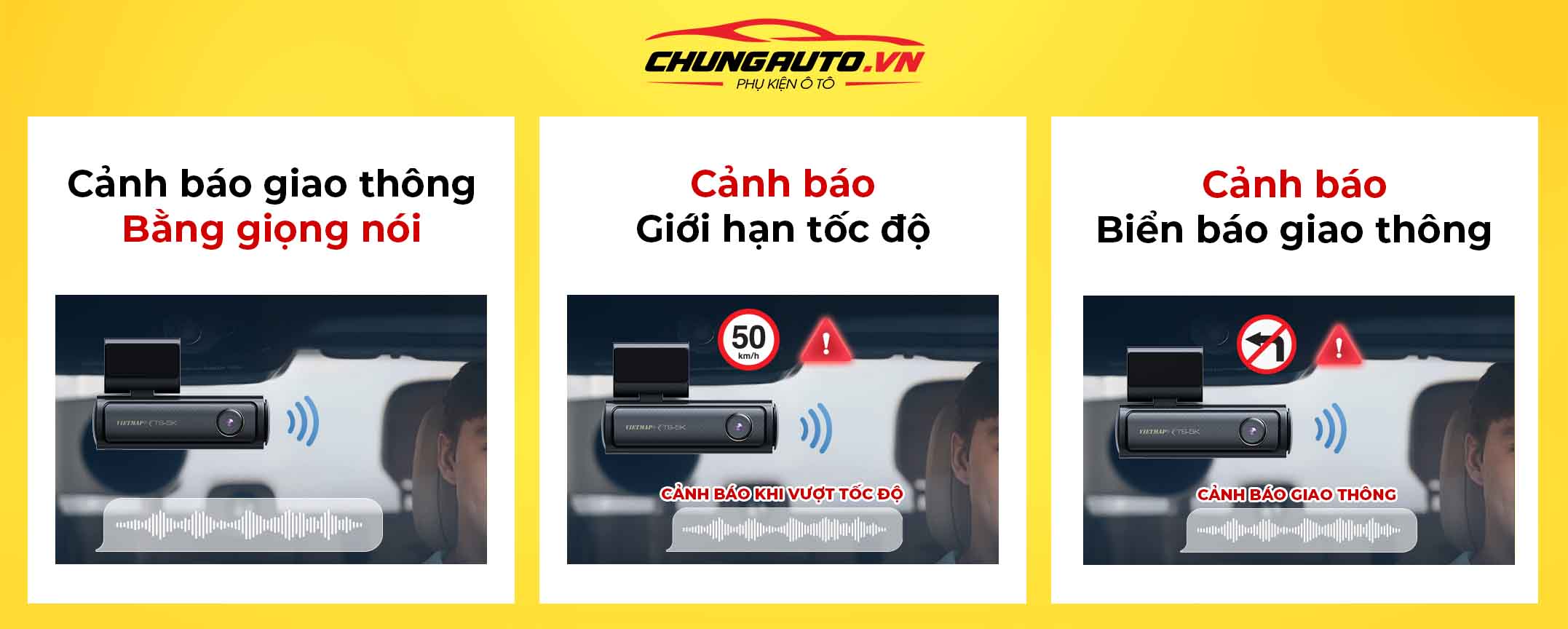 Camera hành trình vietmap TS-5K cảnh báo giọng nói