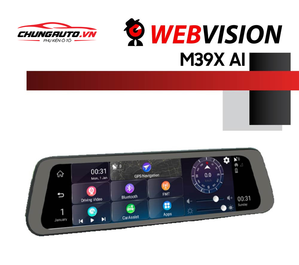 Camera hành trình gương Webvision M39X