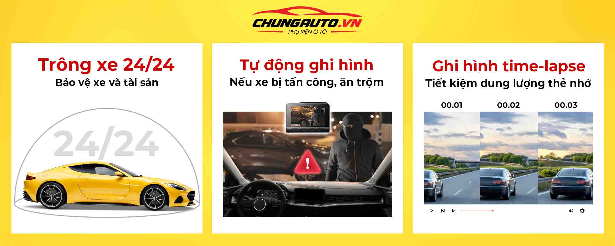 70Mai A810 giám sát đỗ xe 24/24