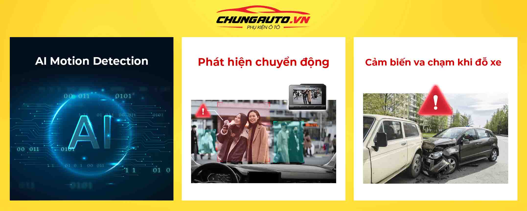 70Mai A810 phát hiện chuyển động bằng AI