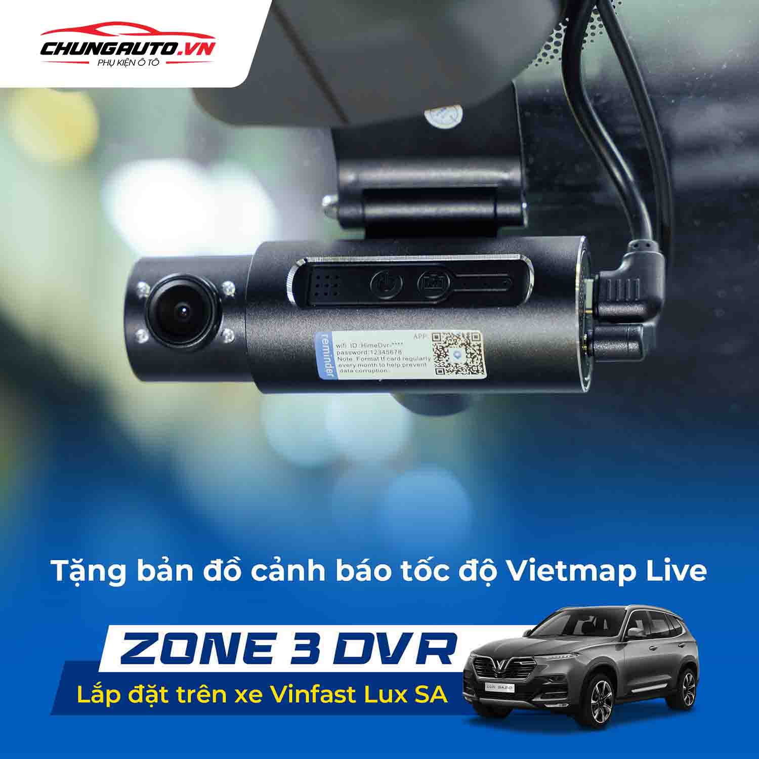 camera hành trình texpad zone3 dvr lắp đặt thực tế