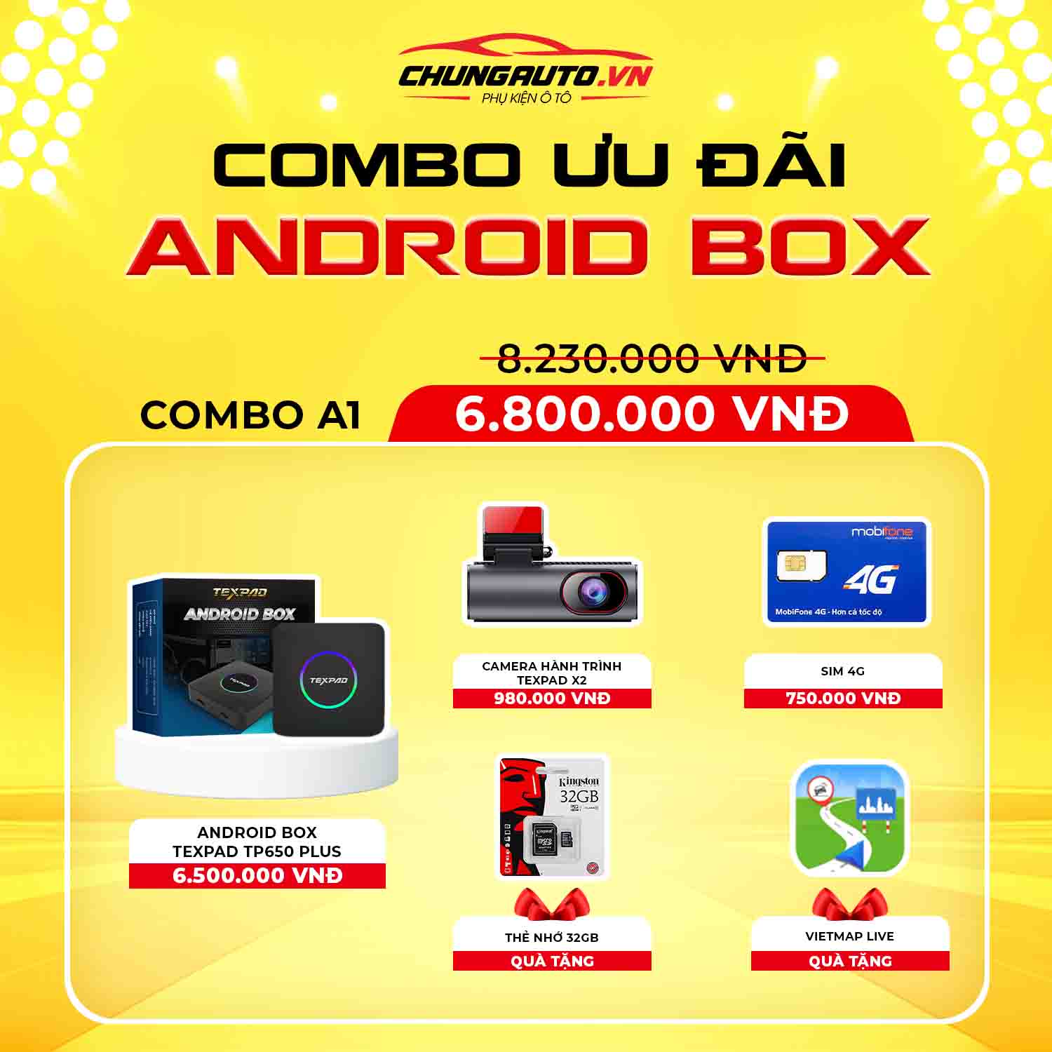 Combo android box a1