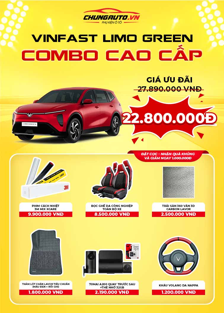 Sản phẩm trong combo cao cấp