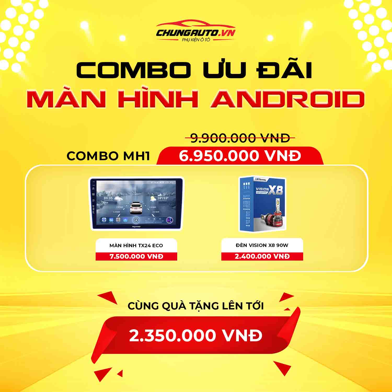 Combo màn hình android MH1