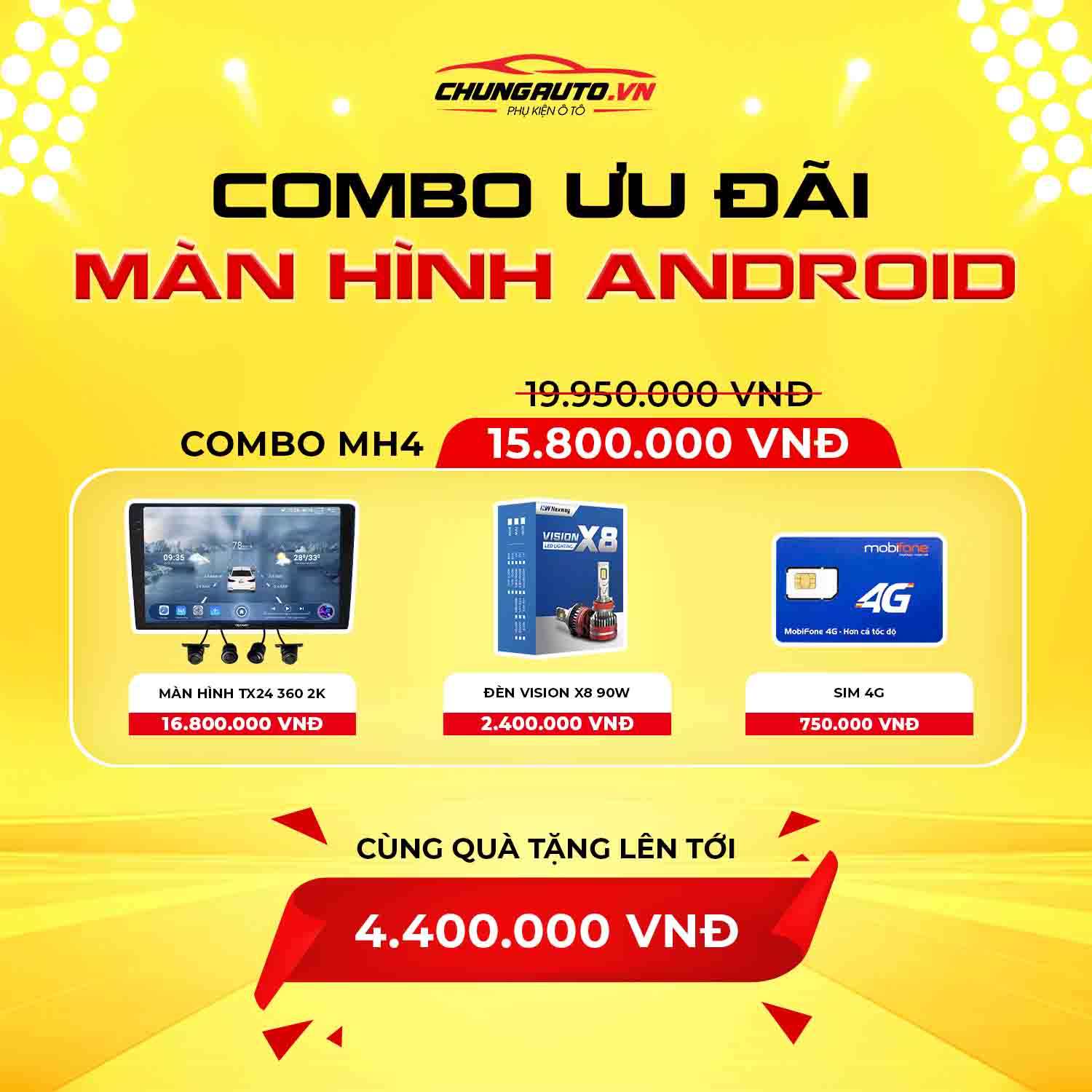 Combo màn hình Android MH4