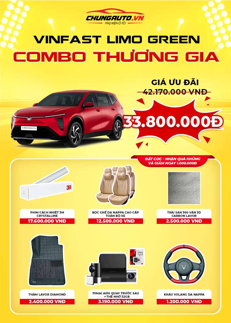 Sản phẩm độ Limo trong combo thương gia