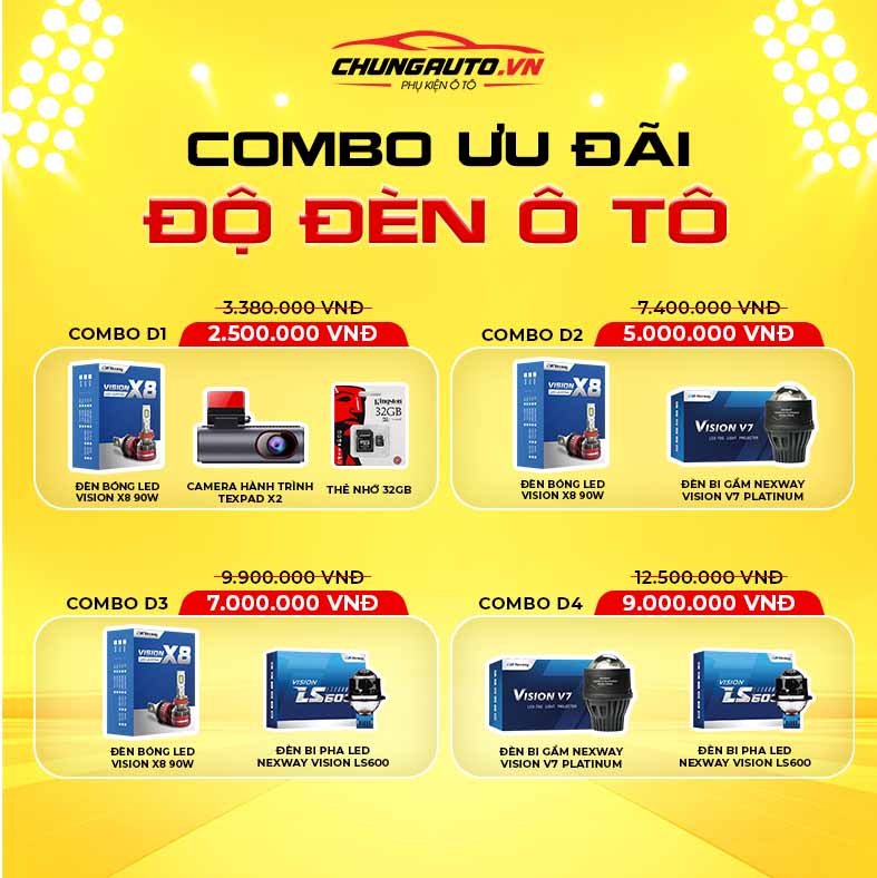 Combo độ đèn Chungauto
