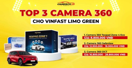 Lắp camera 360 cho xe Vinfast Limo Green
