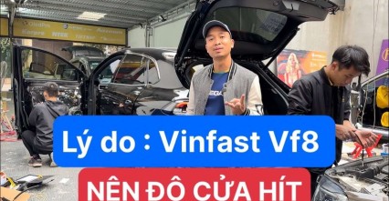 Độ cửa hít VinFast VF8