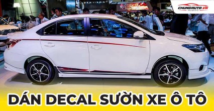 Dán decal sườn xe ô tô là gì? Lợi ích của dán decal sườn xe ô tô