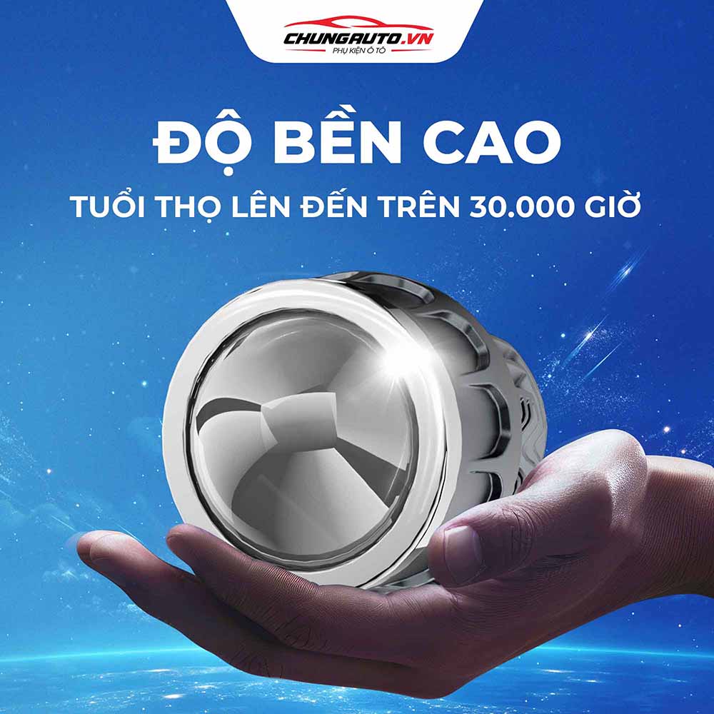 Đèn bi gầm Vision V8 Plus độ bền cao