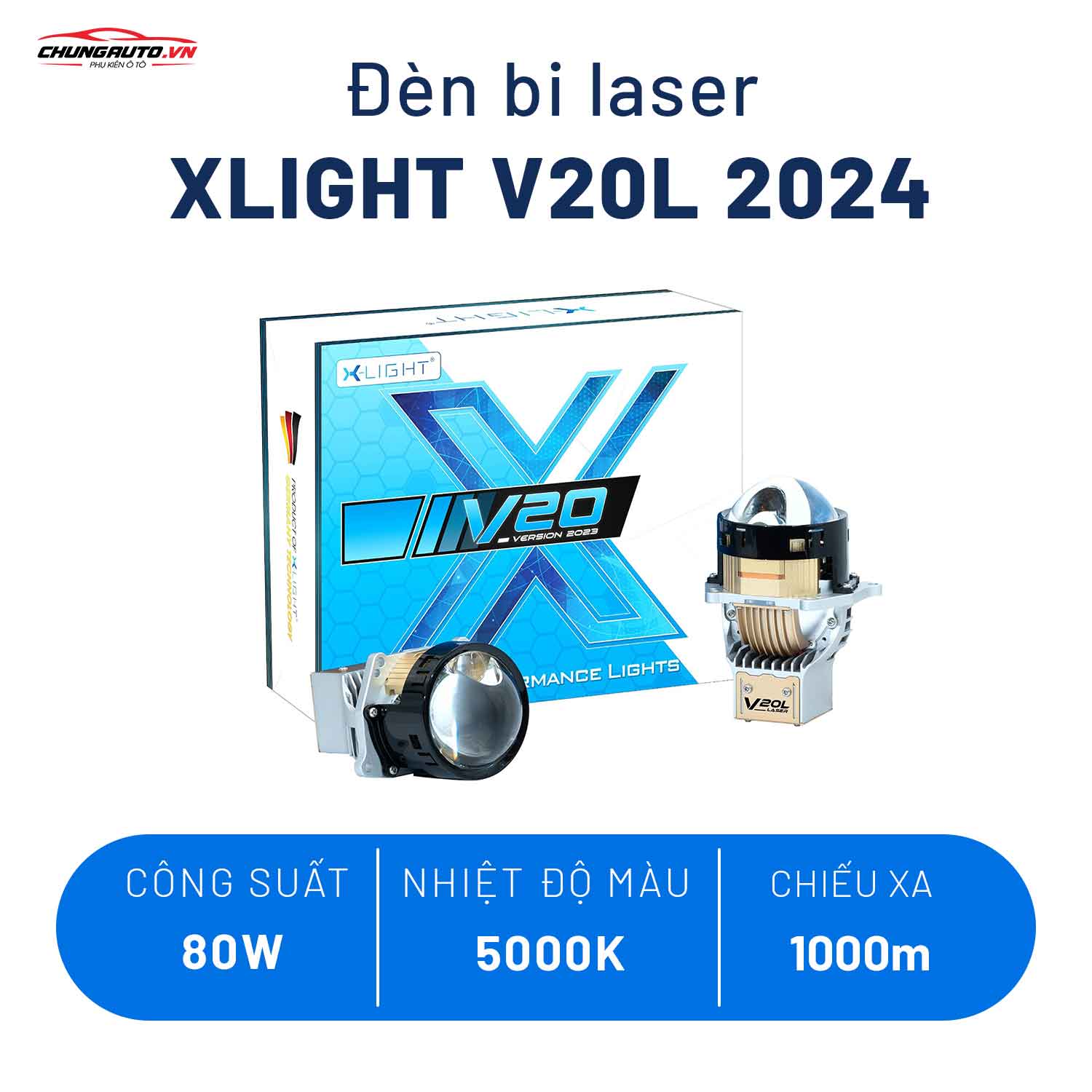 Đèn bi laser XLight V20L New 2024