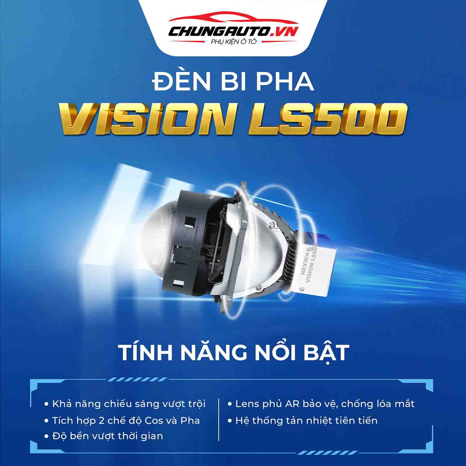 Tính năng nổi bật đèn Bi Led Nexway Vision LS500